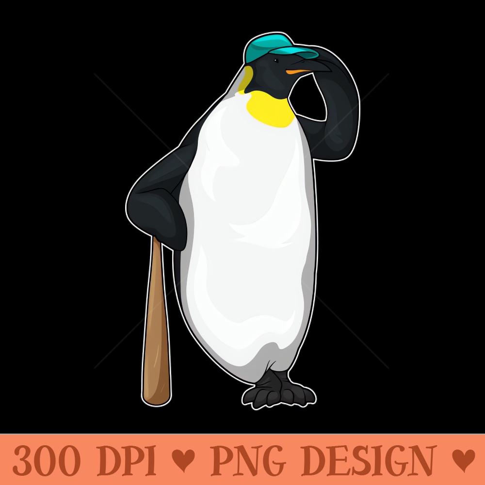 Penguin Baseball Baseball bat - PNG Artwork - Customer Support