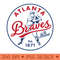 Old Style Atlanta Braves 2 by Buck Tee - Downloadable PNG - Flexibility