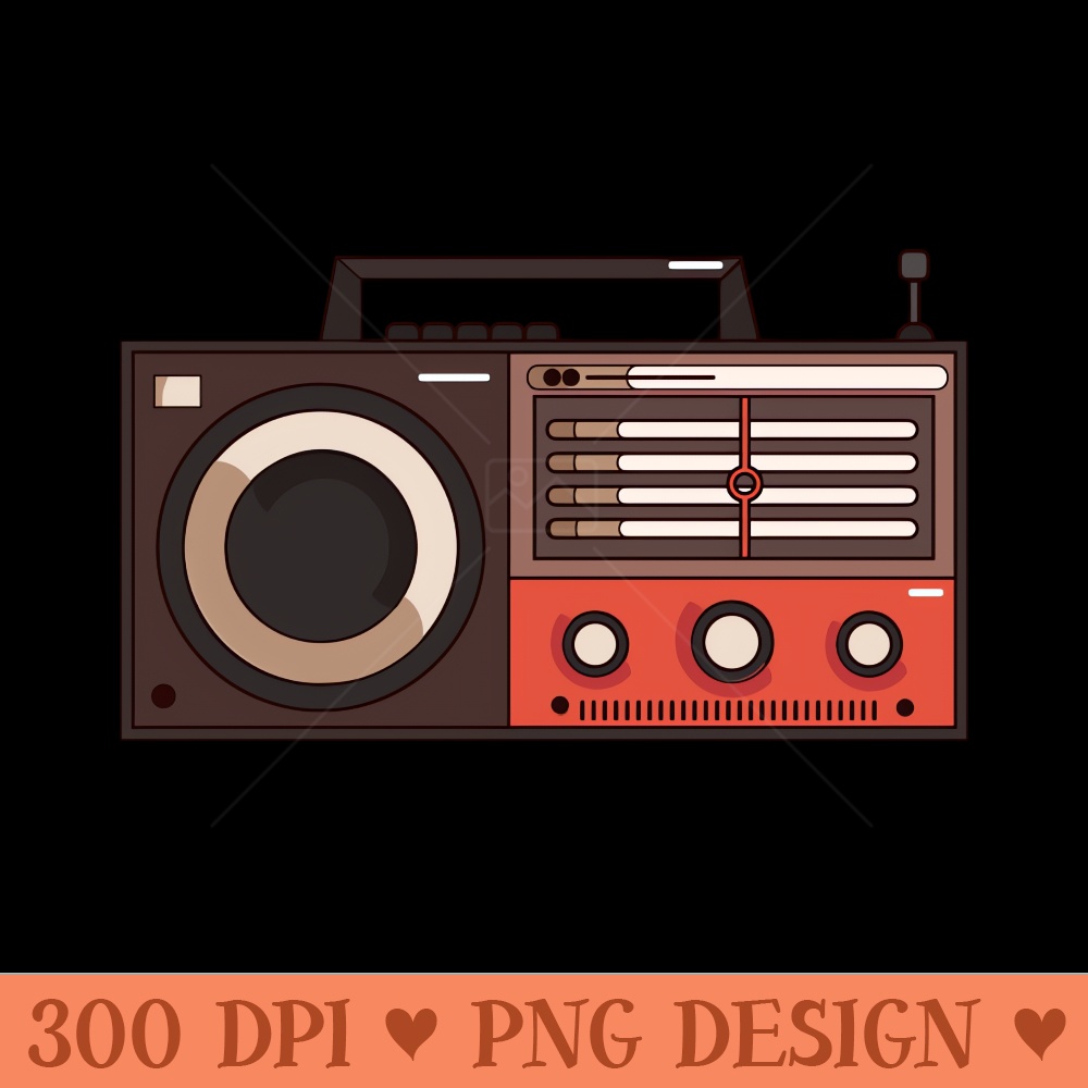 Radio - Vector PNG Download - High Quality 300 DPI