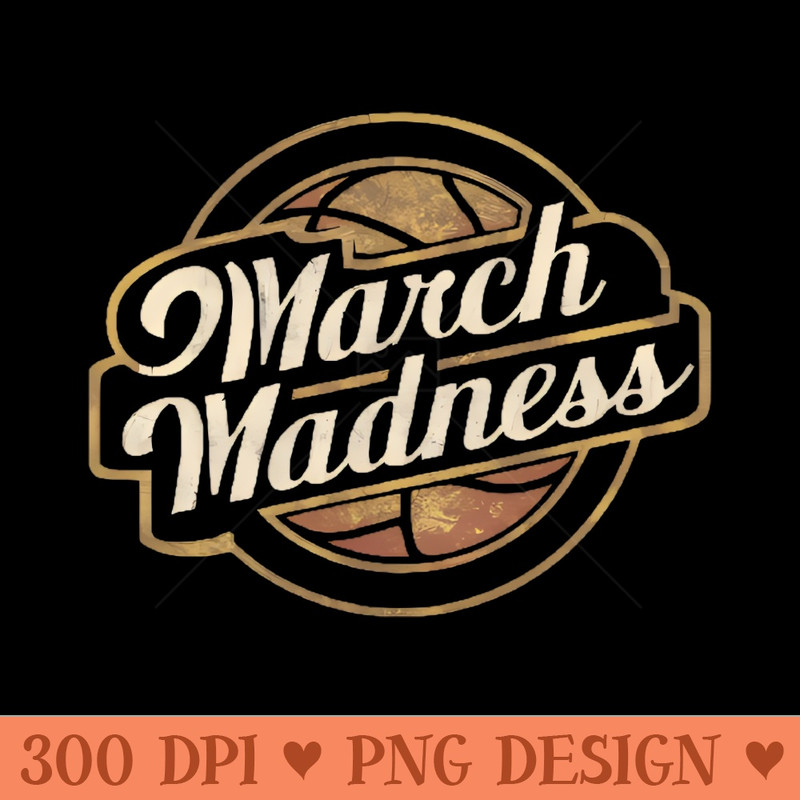 march madness vintage - High Quality PNG - Good Value