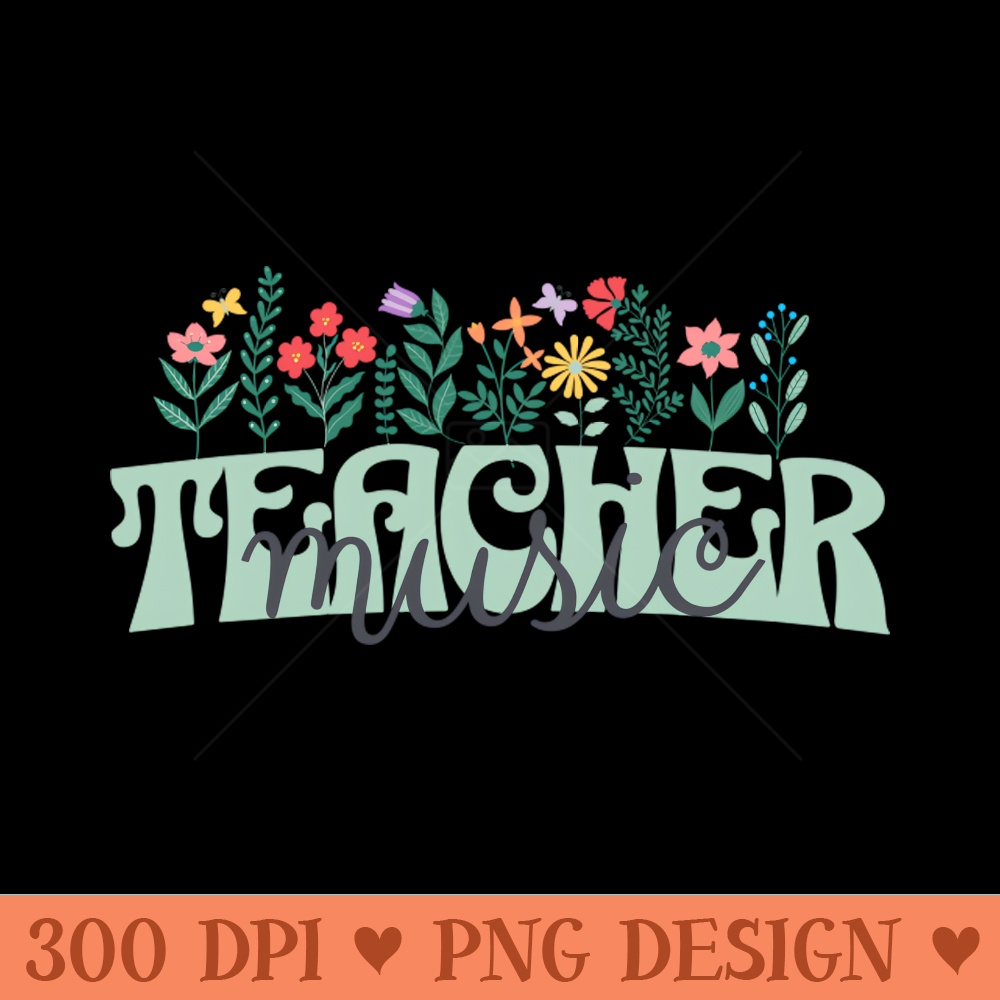 Music Teacher - PNG Designs - Convenience