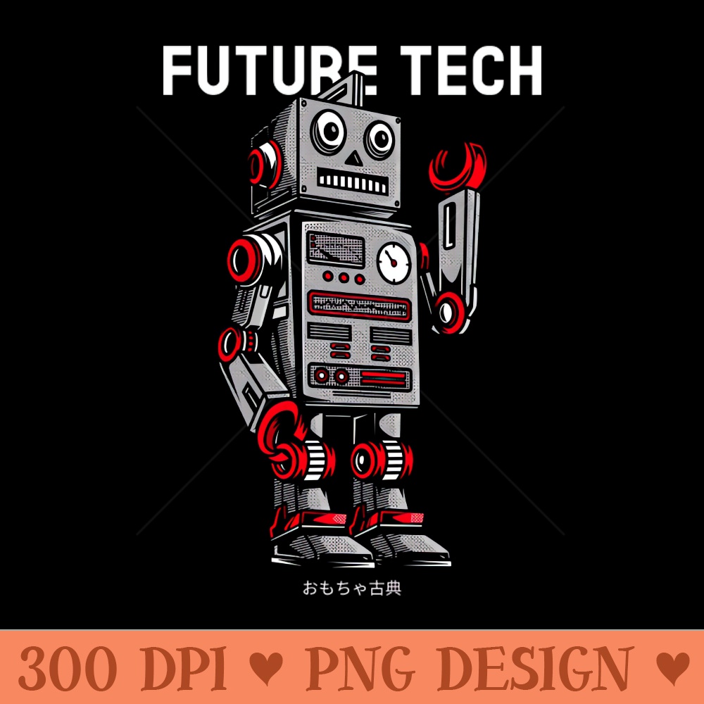 Future Tech Robot - PNG Downloadable Art - Good Value