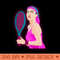 Women Tennis - PNG Artwork - Flexibility