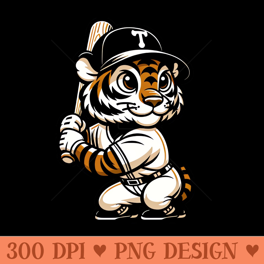 baseball player cub tiger - Digital PNG Download - Latest Updates