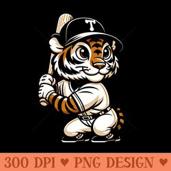 baseball player cub tiger - digital png download