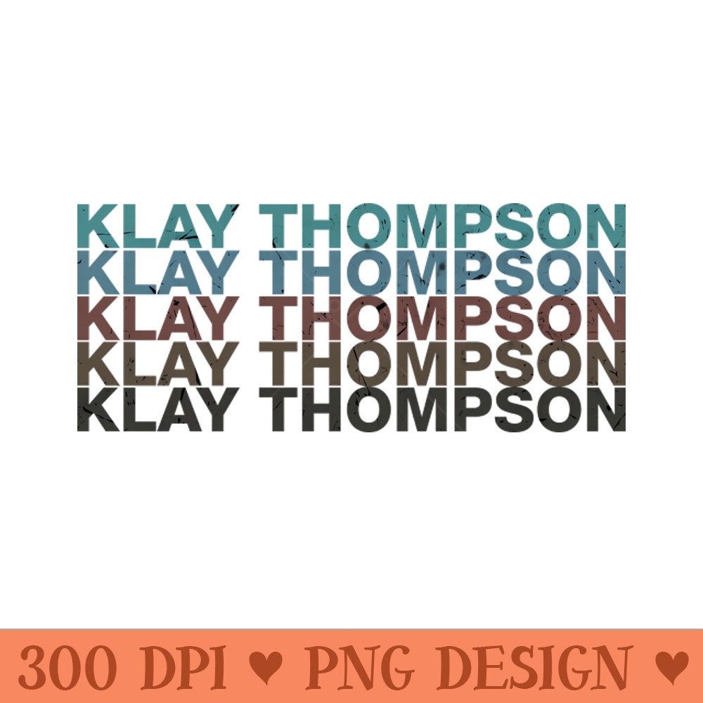 Vintage Proud Name Klay Sports Birthday Retro - Sublimation PNG Designs - Flexibility