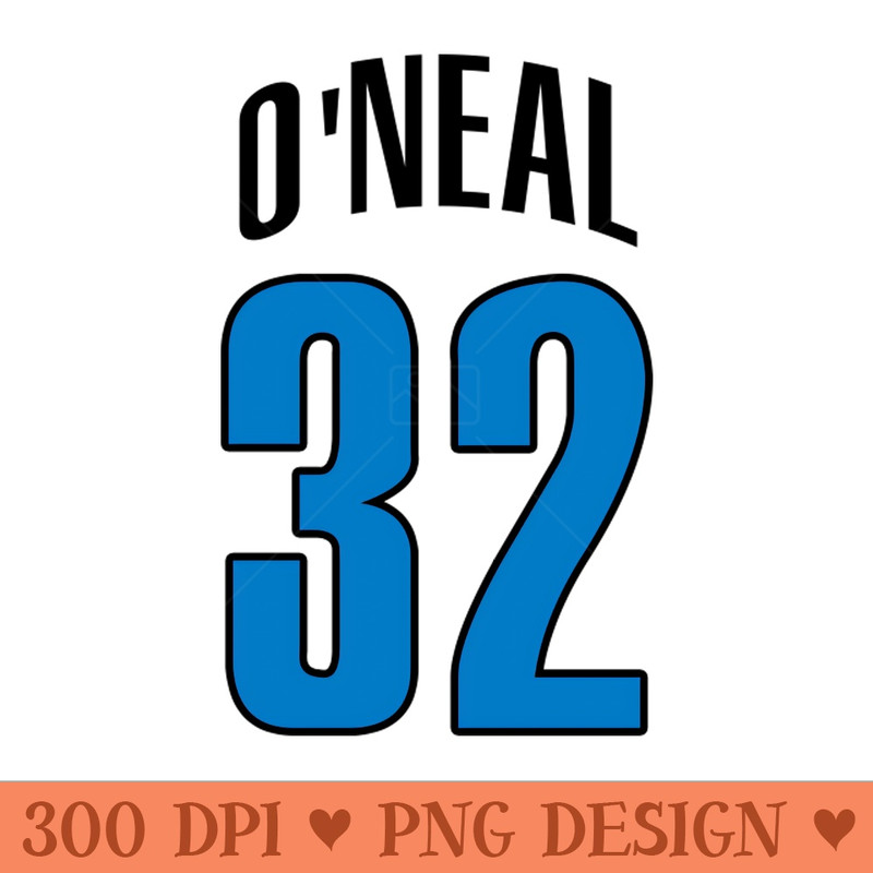 Shaquille ONeal Basketball - PNG Download Collection - Professional Design