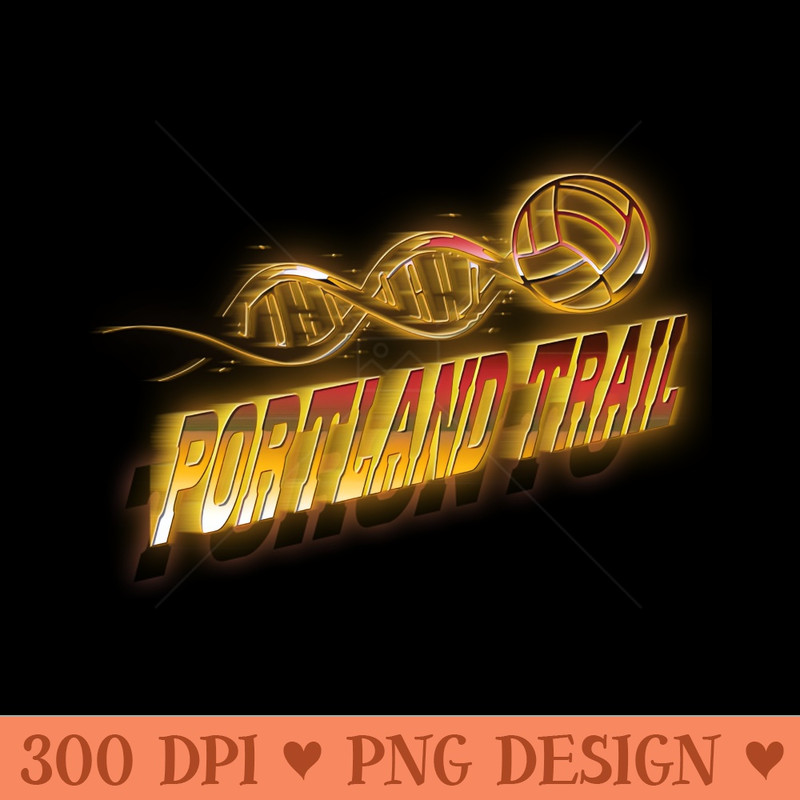 Graphic Basketball Portland Trail Proud Name Teams Vintage - PNG Image Downloads - Latest Updates