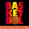 BASKETBOL - Downloadable PNG - High Quality 300 DPI