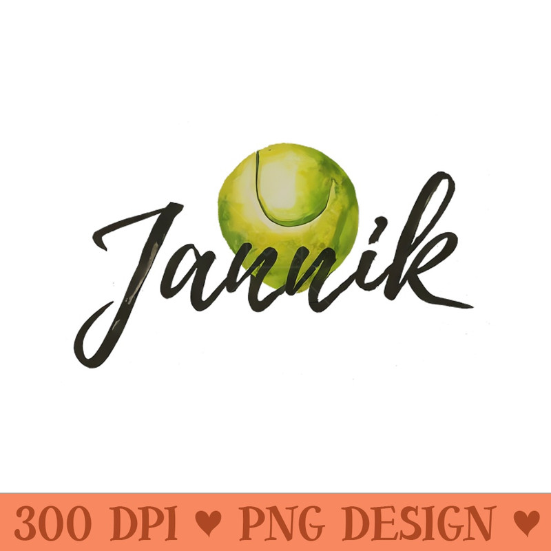 Jannik Sinner Tennis Classic - PNG Illustrations - High Quality 300 DPI