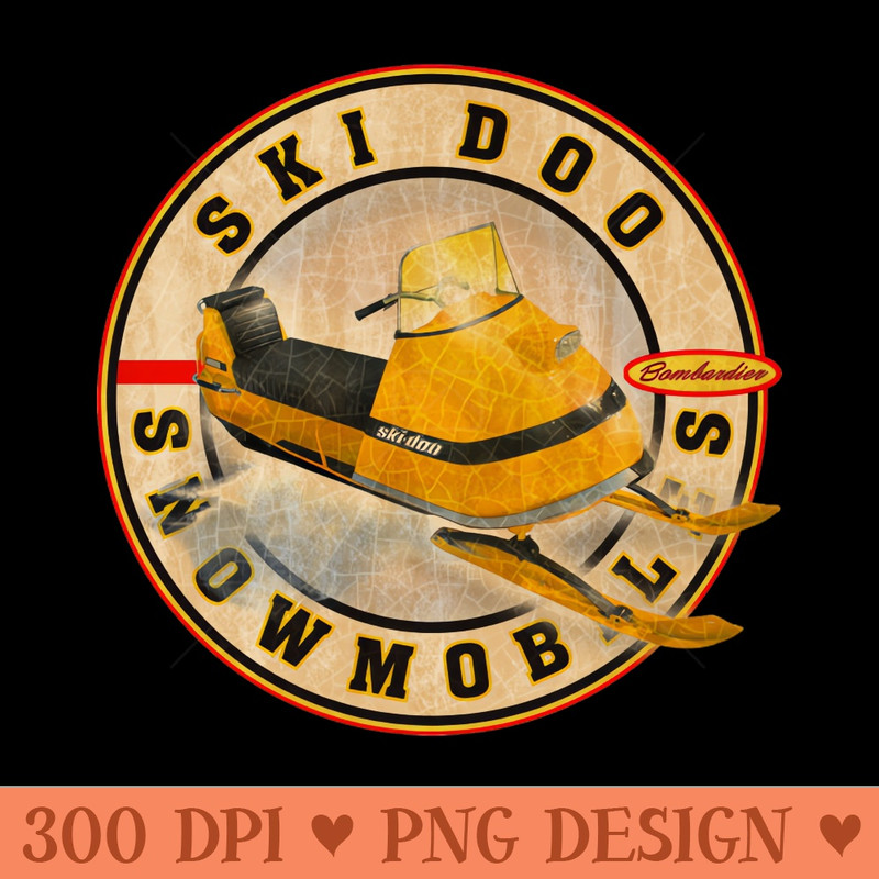 Ski Doo vintage Snowmobiles - PNG Download Store - Variety