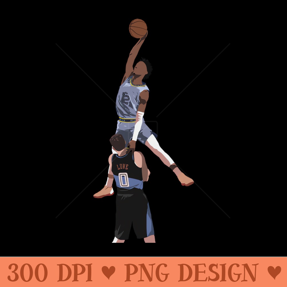 Ja Morant Almost Dunks On Kevin Love - PNG Design Downloads - Latest Updates