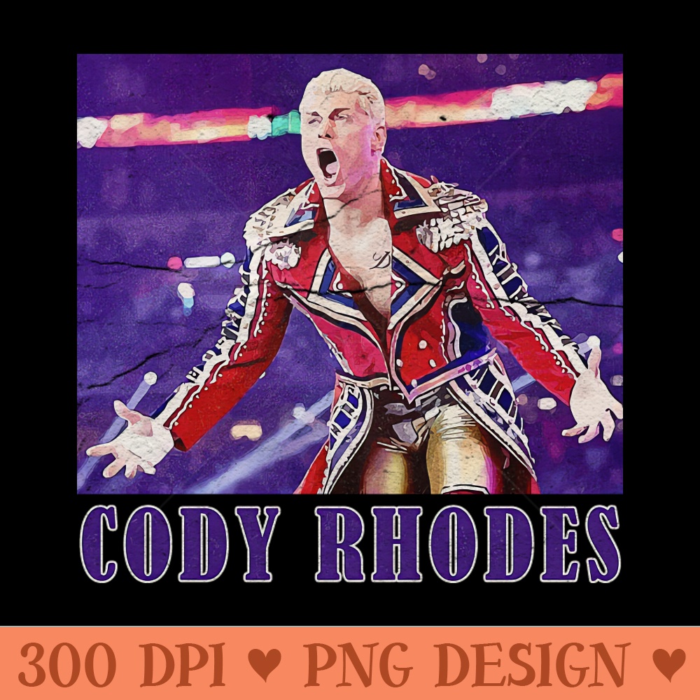 Cody Rhodes - PNG Downloadable Resources - Professional Design