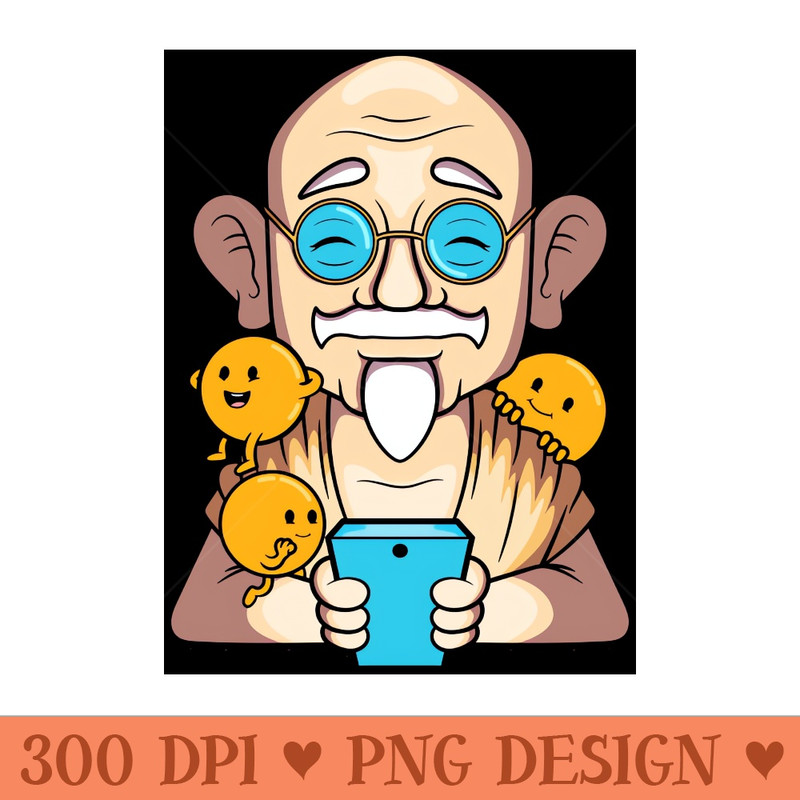 Meditating Tech - PNG Download Store - Good Value