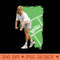 Andre Agassi cartoon - Digital PNG Art - Flexibility