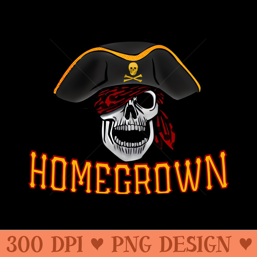 Homegrown Pirate Design - Free PNG Downloads - Unique