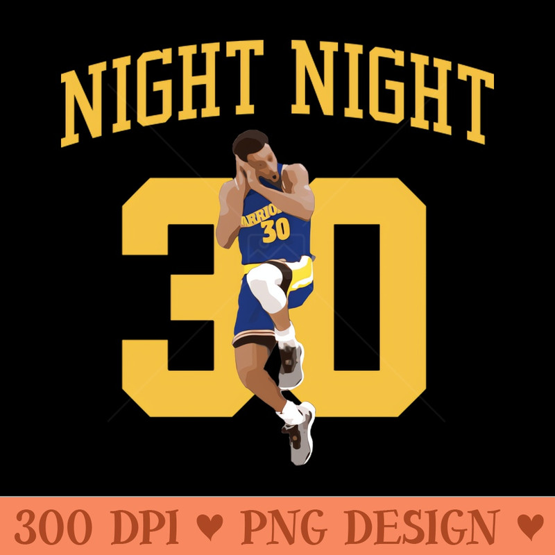 Stephen Curry Night Night jumper - PNG Download - Professional Design