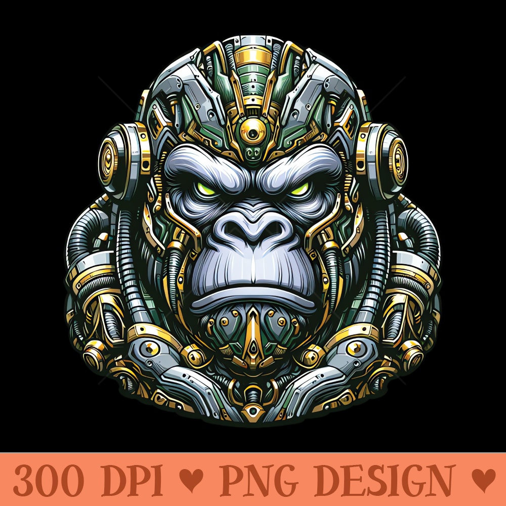 Mecha Apes S01 D42 - PNG Designs - Good Value