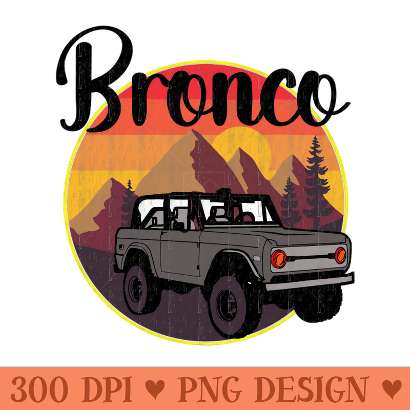 Bronco tshirt - High-Quality PNG Download - Unique
