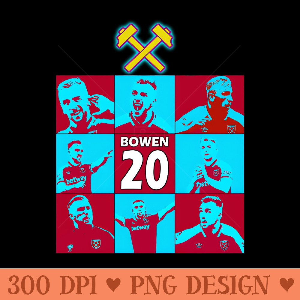 East End Heroes JARROD BOWEN - Instant PNG Download - Latest Updates