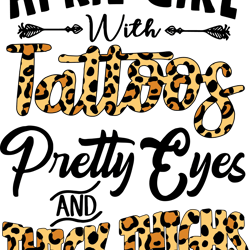 april girl with tattoos pretty eyes and thick things, birthday svg, april girl svg.