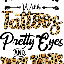 march girl with tattoos pretty eyes and thick things, birthday svg, march girl svg