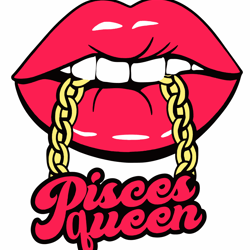 pisces queen birthday zodiac, birthday svg, pisces girl svg, pisces zodiac svg, pisces birthday