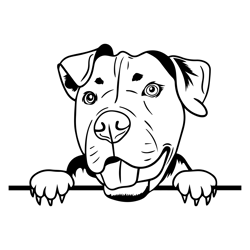 pitbull svg, american pit bull svg, pitbull clipart, pitbull vector, pitbull cricut, dog paw png 7