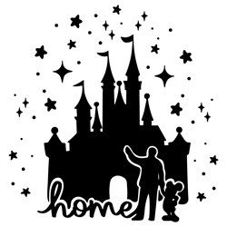 castle svg, disneey svg, home svg, sitckers svg, png, clipart, cutting files for cricut silhouette