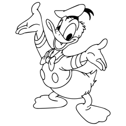 donald duck svg file, disney svg, digital file