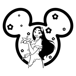 encanto svg isabela svg png clipart svg, cut file , cut file cricut, silhouette disneyland svg, disneyworld svg