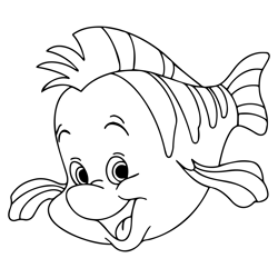 flounder svg, coloring pages, kids coloring pages1