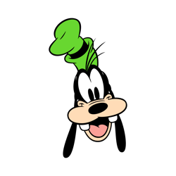 goofy head face smiling svg, goofy face svg, disney goofy svg