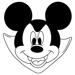 halloween vampire mickey mouse head svg digital files2