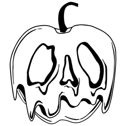 poison apple svg digital file snow white and the seven dwarfs, halloween coloring pages, kids coloring pages