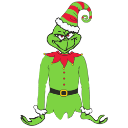 christmas elf grinch svg elf grinch svg