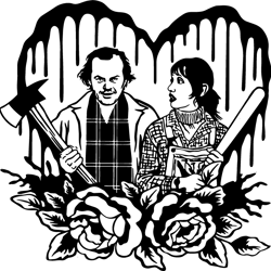 jack and wendy svg, halloween svg, the shining svg, jack svg, wendy svg, classic horror movie svg, scary night svg