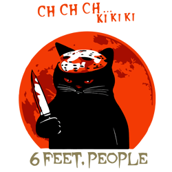 black cat jason voorhees mask svg,knife 6 feet people svg ,michael myers black cat svg,horror movies svg