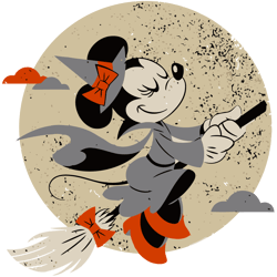 disney minnie mouse flying witch svg,svg, costume halloween svg,svg cricut, silhouette svg files, cricut svg