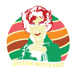 resting witch face, halloween svg, halloween gift, halloween shirt, happy 1halloween day, halloween svg file