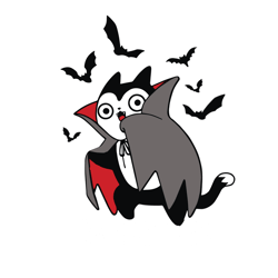 vampire cat,halloween svg, halloween gift, halloween shirt, happy halloween day, halloween svg file, halloween party