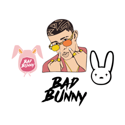 bad bunny martinez svg, trending svg, bad bunny rapper svg, conejo malo svg, play boy svg, bad bunny svg