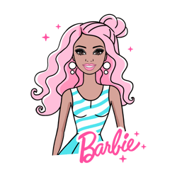 barbie afro svg barbie doll svg digital file