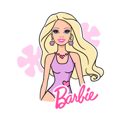 barbie blonde doll svg barbie girl svg digital download