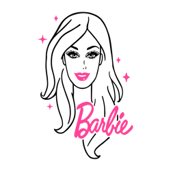 barbie girl doll svg barbie svg vector clipart file