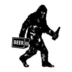 big foot beer sasquatch svg big foot svg digital clipart