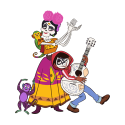 coco frida kahlo svg coco disney cartoon movies svg file