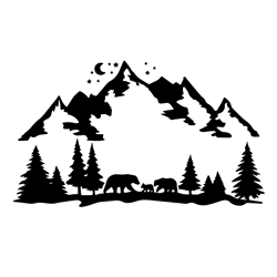 mountain camping svg, camp life svg, campfire svg, vacation svg, camper svg, mountains svg, hiking svg