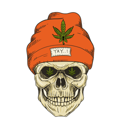cannabis skull svg, trending svg, skull svg, svg clipart, silhouette svg, cricut svg files