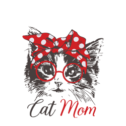 cat mom svg, mothers day svg, mom svg, cat mom svg, cat svg, cat lovers, cute cat svg